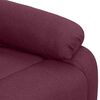 vidaXL Fauteuil de massage Violet Tissu