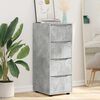 vidaXL Armoire de rangement Gris b&eacute;ton 40 x 48 x 105 cm