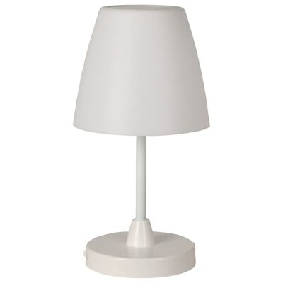 H&S Collection Lampe de table rechargeable LED blanc 13x30 cm