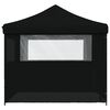 vidaXL Tente de f&ecirc;te Noir 292 x 292 x 315 cm Tissu Oxford
