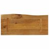 vidaXL Dessus de table 80x40x2,5 cm bord vivant bois massif manguier