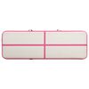 vidaXL Tapis gonflable de gymnastique avec pompe 300x100x15cm PVC Rose