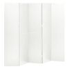 vidaXL Cloisons de s&eacute;paration 5 panneaux 2 pcs Blanc 200x180 cm Acier