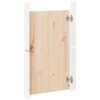 vidaXL Portes de cuisine d'ext&eacute;rieur MEPPEL 2 pcs blanc bois de pin massif