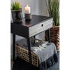House Nordic Table de chevet Annemie Noir et naturel