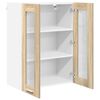 vidaXL Armoire suspendue avec stockage Ch&ecirc;ne Sonoma 60 x 31 x 80 cm