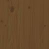 vidaXL Tables de chevet 2pcs Marron miel 40x34x55cm Bois de pin massif