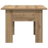 vidaXL Table basse Ch&ecirc;ne artisanal 55 x 55 x 42 cm Bois d'ing&eacute;nierie