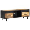 vidaXL Meuble TV 120x30x40 cm Bois de manguier brut