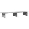 vidaXL Support de moniteur gris b&eacute;ton 100x27x15 cm bois d'ing&eacute;nierie
