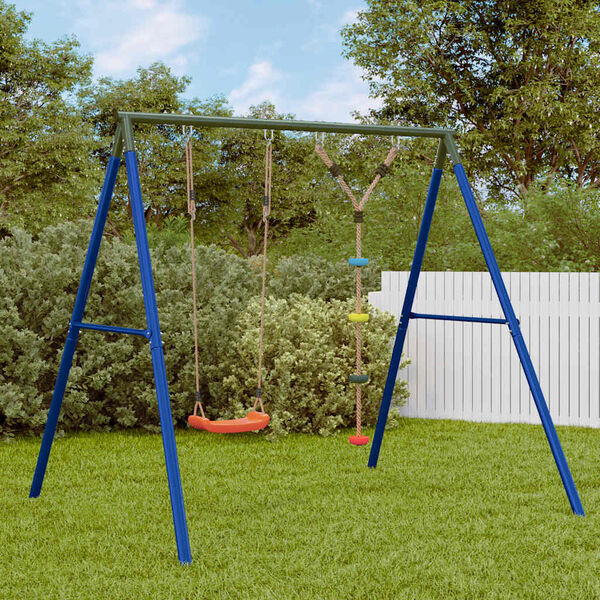 vidaXL Ensemble balan&ccedil;oire d'ext&eacute;rieur balan&ccedil;oire et corde &agrave; disques