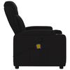 vidaXL Fauteuil de massage inclinable noir tissu