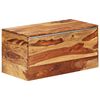 vidaXL Coffre de rangement 80 x 40 x 40 cm Bois massif de Sesham