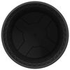 vidaXL Pot &agrave; fleurs rond 24 pcs Noir &Oslash; 17 x 14 cm Plastique