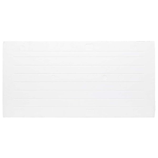 vidaXL Panneaux muraux 10 pcs Rouge et Blanc 100 x 50 cm Mousse EPS