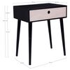 House Nordic Table de chevet Annemie Noir et naturel