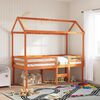 vidaXL Toit de lit pour enfants 207x95,5x159 cm bois de pin massif