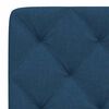 vidaXL Coussin de t&ecirc;te de lit bleu 90 cm tissu