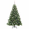vidaXL Sapin de No&euml;l artificiel avec 300 LED Vert 180 cm PE et PVC