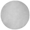 vidaXL Tapis antid&eacute;rapant en fausse de lapin OLITE Gris &Oslash; 80 cm