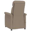 vidaXL Chaise de massage avec coussin Taupe 70.5 x 96.5 x 95 cm tissu
