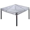 vidaXL Remplacement de housse de gazebo 300 x 300 x 26 cm Transparent