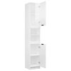 vidaXL Armoire de salle de bain blanc brillant 32x34x188,5 cm