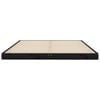 vidaXL Cadre de lit sans matelas noir 135x190 cm bois de pin massif