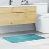 vidaXL Tapis de bain antid&eacute;rapant Turquoise 60 x 90 cm PP