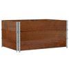 vidaXL Colliers de palette 3 pcs marron 120x80 cm bois de pin solide