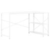 vidaXL Bureau d'ordinateur Blanc 120x72x70 cm