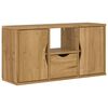 vidaXL Meuble TV avec tiroir ODDA 79x24x40 cm bois massif pin