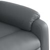vidaXL Fauteuil de massage inclinable gris similicuir