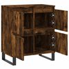 vidaXL Buffet Ch&ecirc;ne fum&eacute; 60x35x70 cm Bois d'ing&eacute;nierie