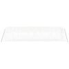 vidaXL Serre avec cadre en acier blanc 24 m&sup2; 8x3x2 m