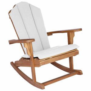 vidaXL Chaise ber&ccedil;ante Adirondack de jardin Naturel