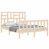 vidaXL Cadre de lit sans matelas 140x190 cm bois de pin massif