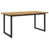 vidaXL Table &agrave; manger carr&eacute;e 160 x 70 x 75 cm Bois d'Acacia Massif