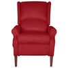 vidaXL Fauteuil de massage inclinable Rouge bordeaux Velours