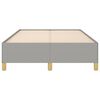 vidaXL Cadre de lit sans matelas gris clair 120x200 cm tissu