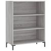 vidaXL Bibliothèque sonoma gris 69,5x32,5x90 cm bois d'ingénierie