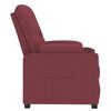vidaXL Fauteuil inclinable Rouge bordeaux Tissu