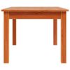vidaXL Table basse cire marron 80x50x40 cm bois massif de pin
