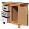 vidaXL Buffet 65 x 35 x 60 cm Bois massif d'eucalyptus
