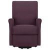 vidaXL Fauteuil de massage Violet Tissu