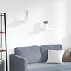 vidaXL &Eacute;tag&egrave;res murales flottantes 2 pcs blanc 23x23,5x3,8 cm MDF