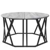 vidaXL Table basse Sonoma gris 80 x 80 x 42 cm