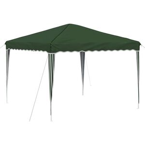 vidaXL Tente de f&ecirc;te pop-up 288 x 288 x 245 cm Vert Tissu Oxford