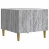 vidaXL Table basse Sonoma gris 50 x 49 x 40 cm Bois d'ing&eacute;nierie