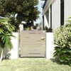 vidaXL Portail de jardin 100 x 100 cm en acier inoxydable
